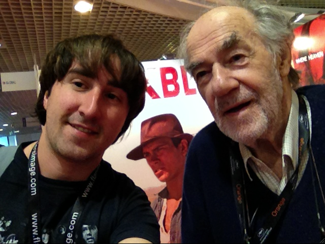 incontro con George Sluizer, qui a Cannes con un suo film inedito, il film postumo di River Phoenix!